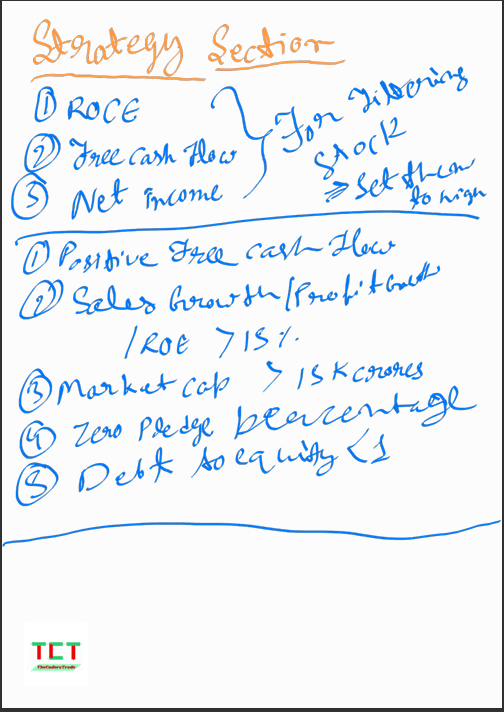 Strategy for Stock Selection